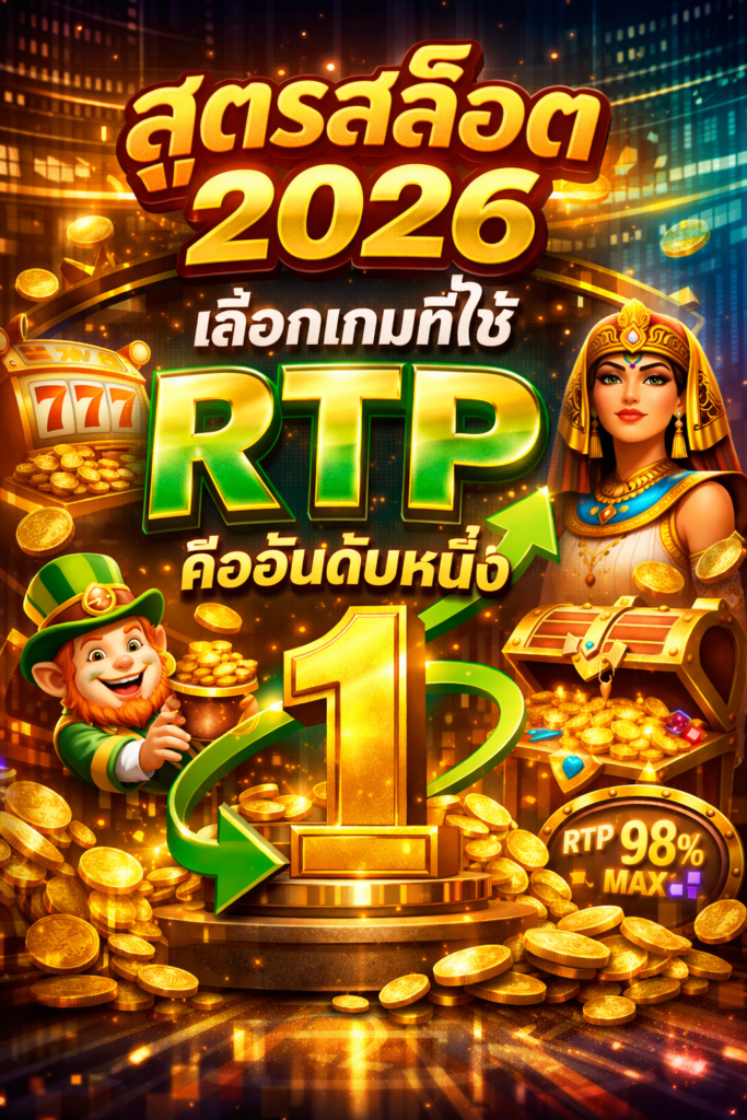 สูตรสล็อต 2026 เลือกเกมที่ใช้ RTP คืออันดับหนึ่ง