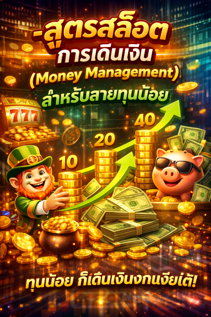 สูตรสล็อต การเดินเงิน (Money Management) สำหรับสายทุนน้อย