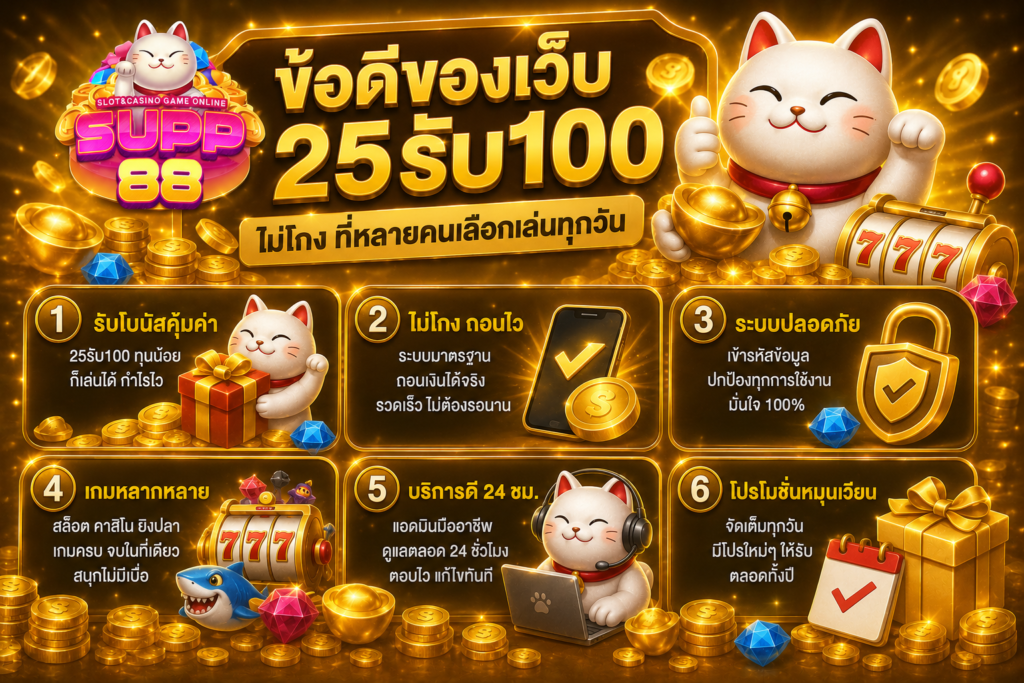 ข้อดีของเว็บสล็อตที่ไม่โกง