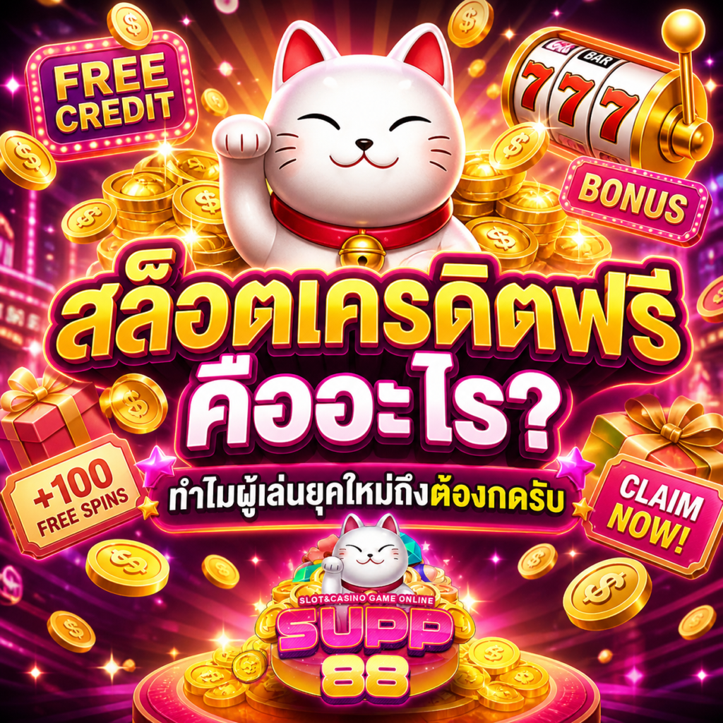 สล็อตเครดิตฟรี คืออะไร