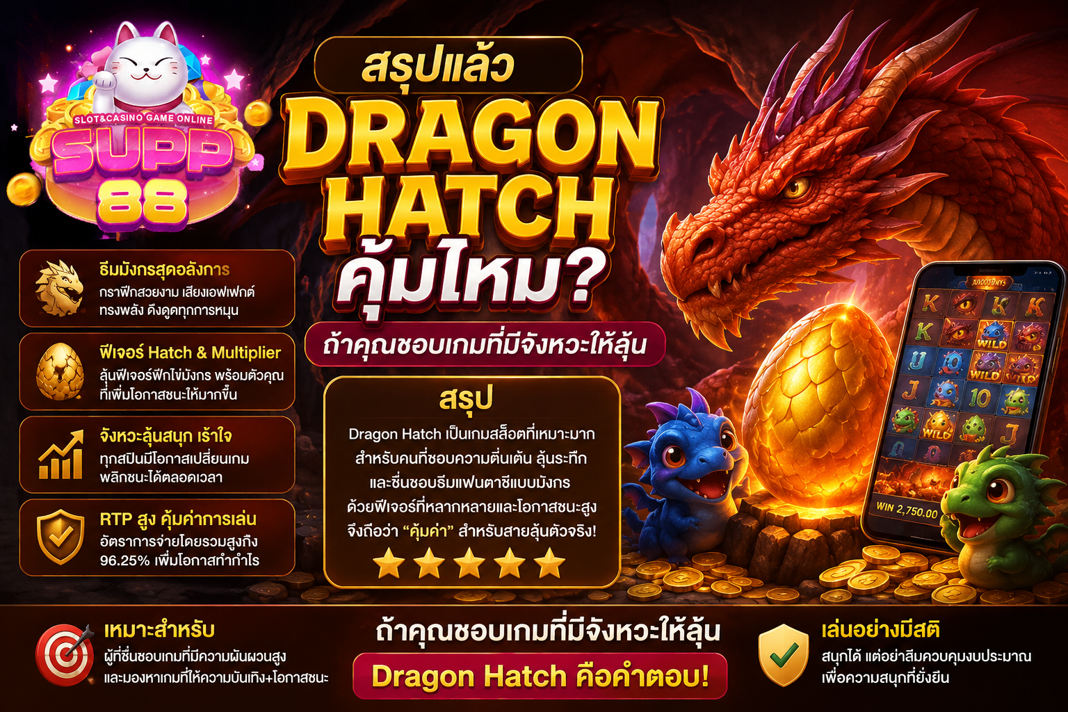 สรุปรีวิว ดราก้อน แฮทช์