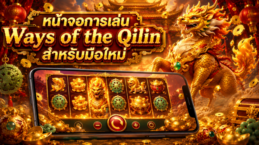 หน้าจอการเล่น Ways of the Qilin