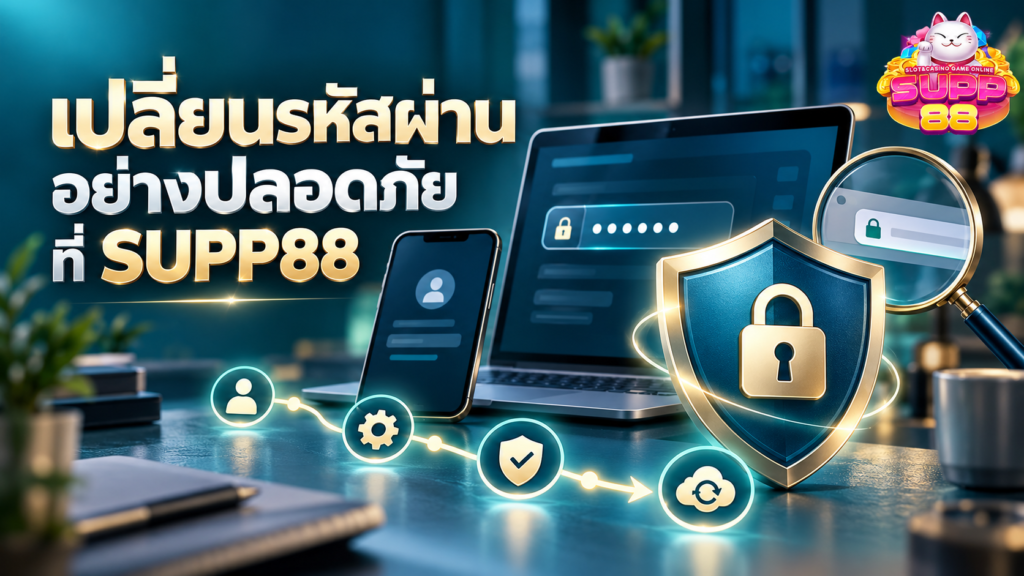เปลี่ยนรหัสผ่าน SUPP88 และกู้คืนบัญชีอย่างปลอดภัย