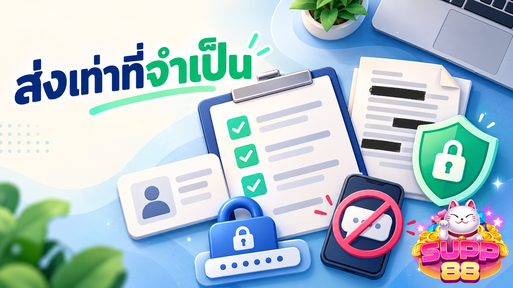 เช็กลิสต์ตรวจสอบข้อมูลส่วนบุคคลก่อนส่งผ่านเว็บไซต์