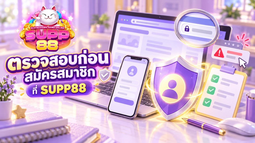 วิธีสมัครสมาชิก SUPP88 สำหรับผู้เริ่มต้น พร้อมวิธีแก้สมัครไม่ได้