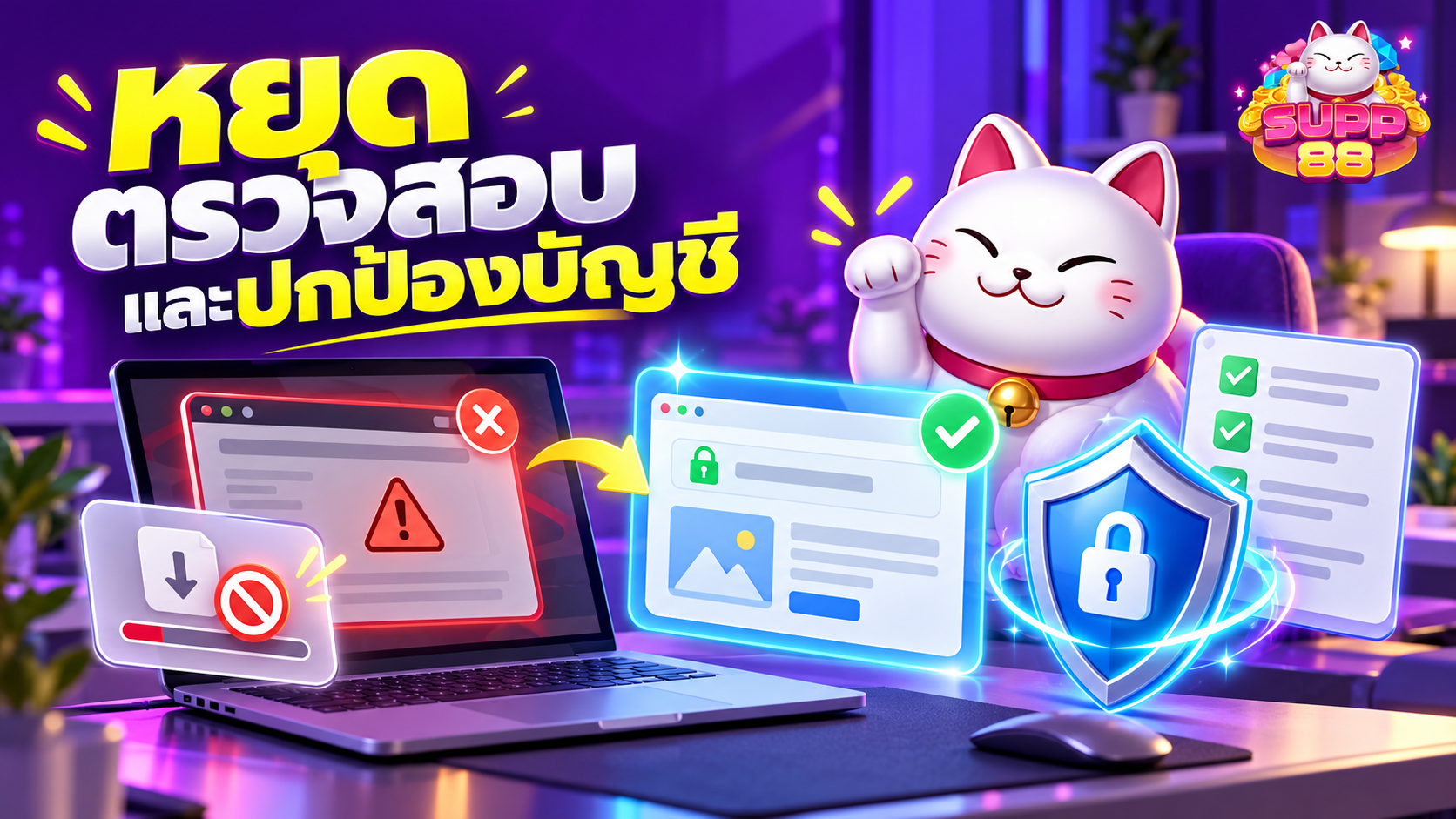 ภาพหากสงสัยว่าเปิดเว็บไซต์ผิดควรทำอย่างไร