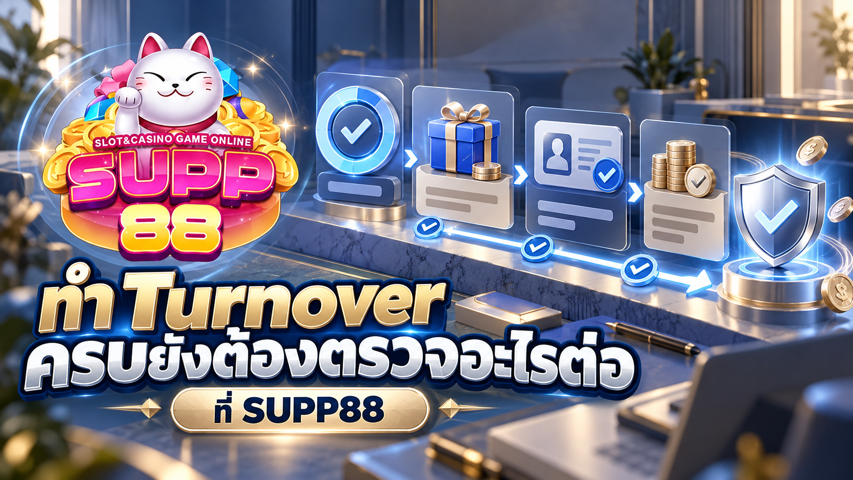 ภาพแสดงขั้นตอนตรวจเงื่อนไขเพิ่มเติมหลังทำ Turnover ครบ