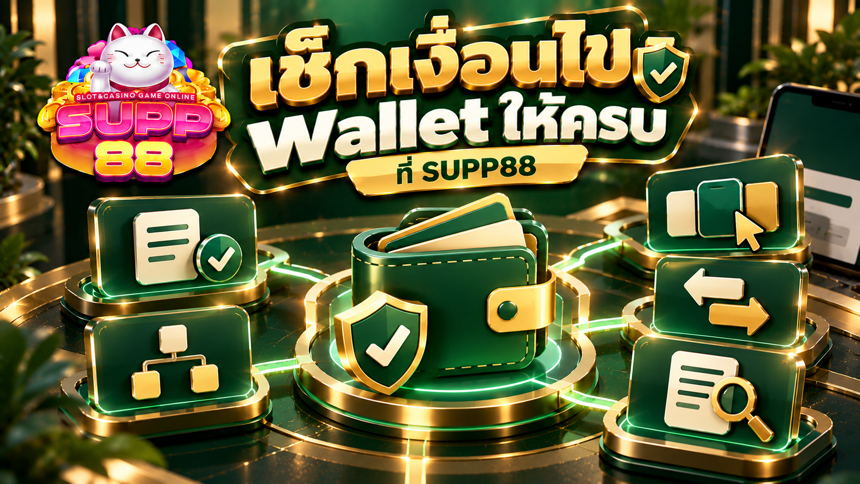 ภาพแนวทางตรวจสอบช่องทางและเงื่อนไขโปรโมชั่นที่เกี่ยวข้องกับ Wallet